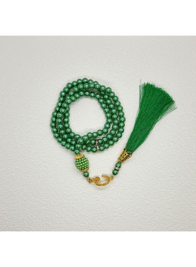 ohmoon Thickened And Enlarged Muslim Prayer Rug with Prayer Beads, with Non-Slip Bottom，80cmx 120cm - Image 5